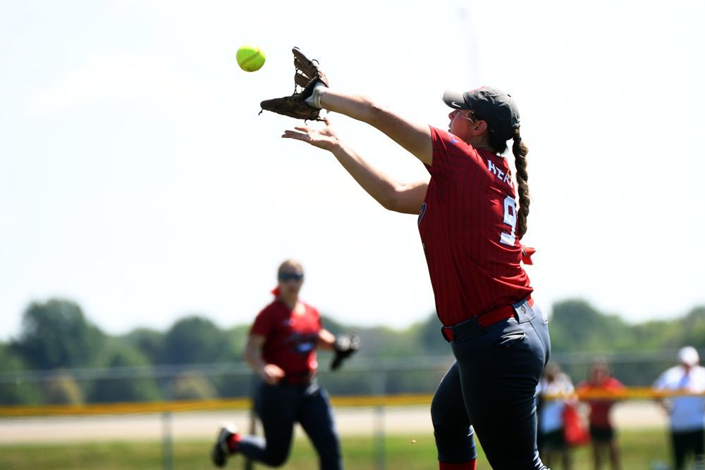Morton Mystics Heath catches line drive